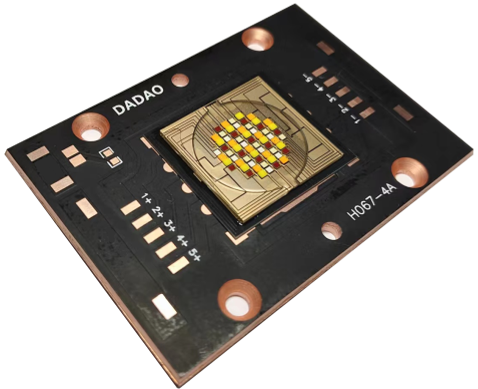 垂直芯片 · 玻璃封裝   多色光源 · 高功率